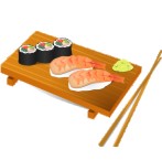 Sake Set (nur Lachs) klein